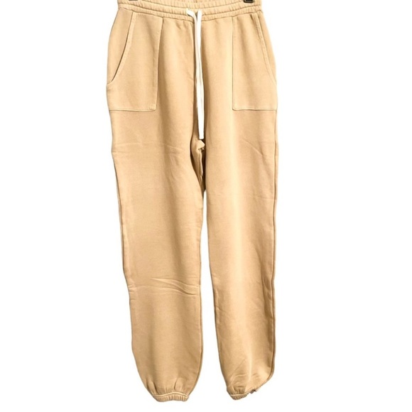 Revolve Tularosa The Benny Jogger Cream Organic Cotton Sweatpants Large & XL - Picture 2 of 5